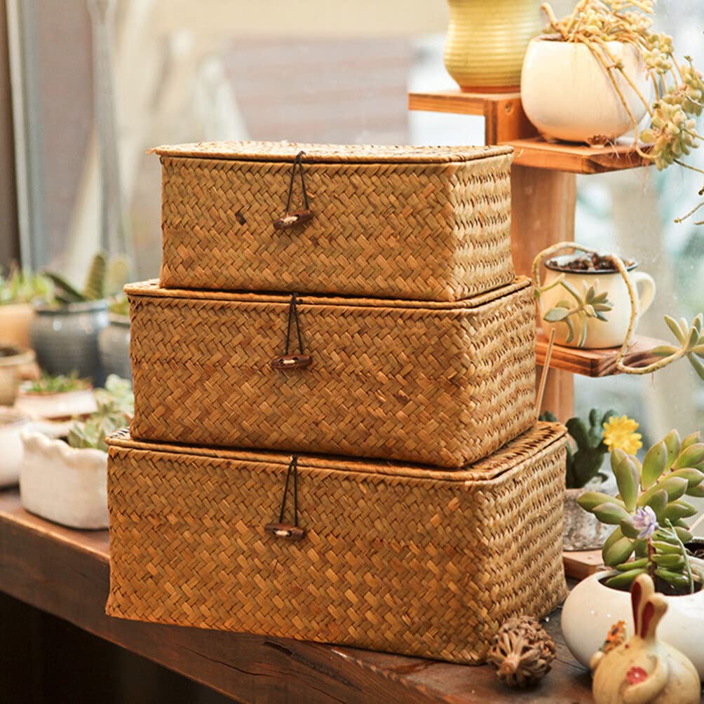 ♡自然素材♡収納カゴ ちどり産業 かご バスケット 収納 約 幅42×奥行33.5×高さ21.5cm